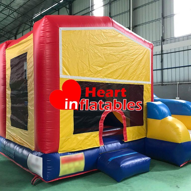 Velcro Jump Bed Slide 4.5x4.5x4m Heart Inflatables Factory