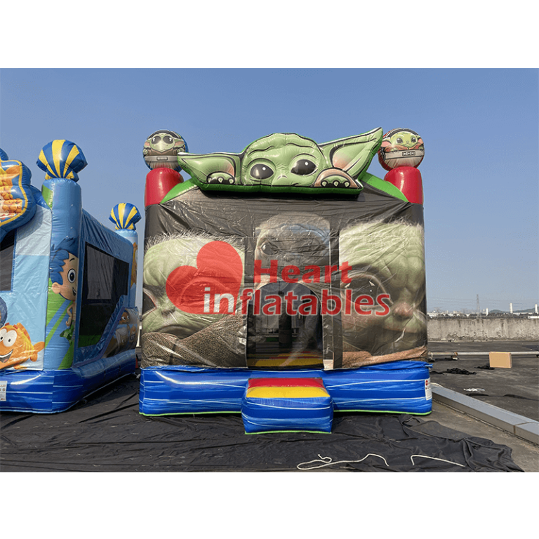 Baby Yoda Bounce House Heart Inflatables Factory