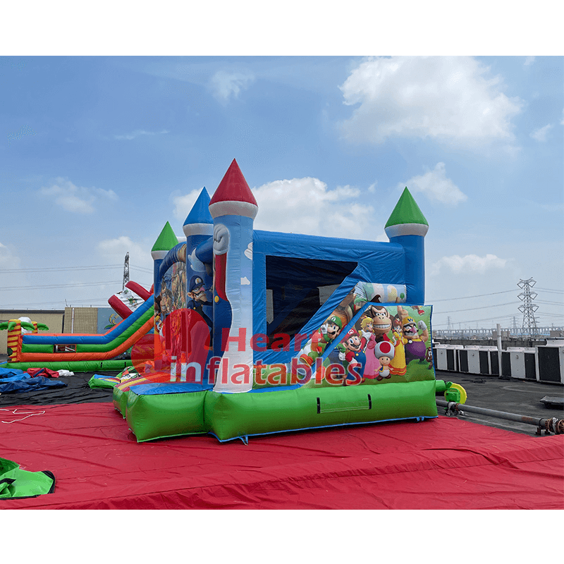Mario Bouncy Castle - Heart Inflatables Factory