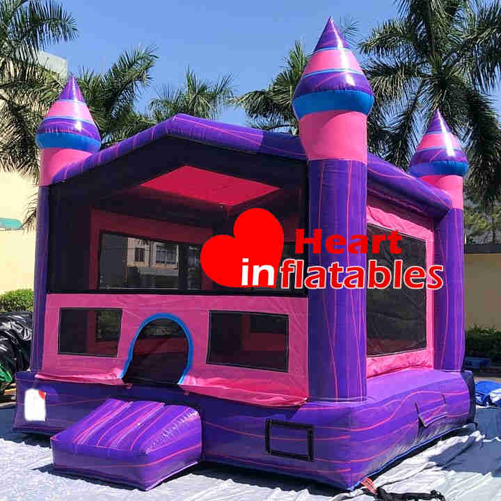 Purple pink Bouncy Castle