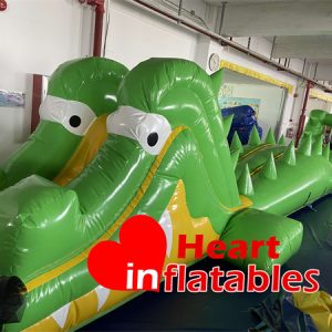 Obstacle aquatique crocodile