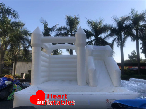 Pure White Ball Pool Bouncer Slide 5mL x 5mW x 4mH