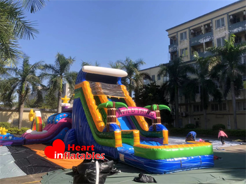 18ft Wild Thing Marble Blue Water Slide