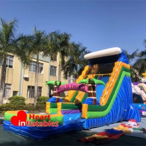 18ft Wild Thing Marble Bleu toboggan aquatique