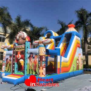 20ft Tribe Dual Lane Water Slide