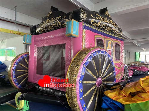 Princess Carriage Bouncy Water Slide Combo