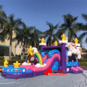 Unicorn Combo Water Slide Bouncy 9mLx4mWx4mH