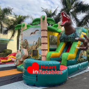 Tobogán hinchable Dinasour 17ft x 15ft x 13ft