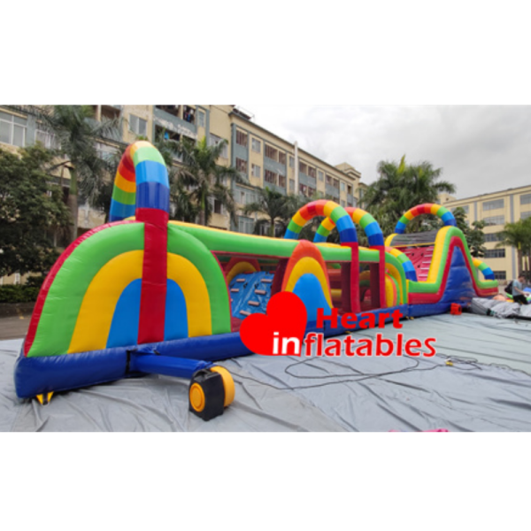 68ft Rainbow Obstacle Course