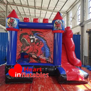 Dinosaur Spiderman Bouncer Slide 13ft