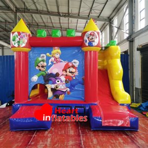 Toboggan gonflable Mario et ses amis 13ft