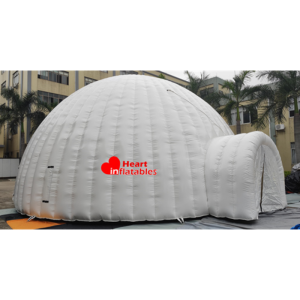 Carpa Hemisférica Blanca Grande 10m