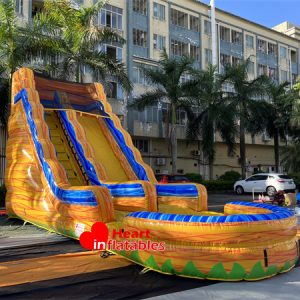 20ft Marble Yellow Water Slide