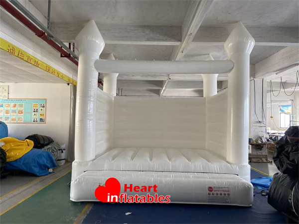 Pure White Bouncer House 13ft x 13ft x 13ft