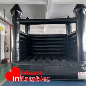 Pure Black Bouncer House 13ft x 13ft x 13ft