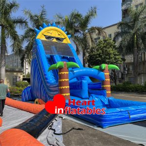 18ft Blue Sun Water Slide