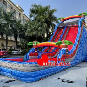 26ft Marble Blue Water Slide