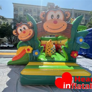 Monkey Bouncy Slide 17ft x 17ft
