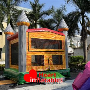 Marble Grey Yellow Bouncy Castle 13ft