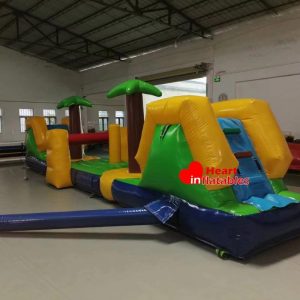 10m Long Tropical Water Obstacle Course