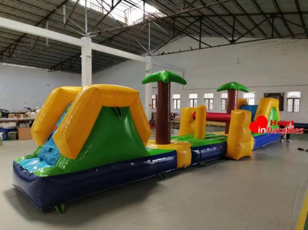 10m Long Tropical Water Obstacle Course