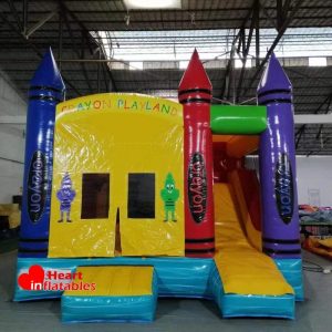 Crayon Bouncy Slide 15ft x 15ft