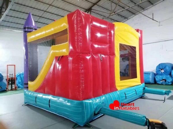 Crayon Bouncy Slide 15ft x 15ft