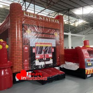 Fire Truck Bouncy Slide 6.6mL x 4.8mW