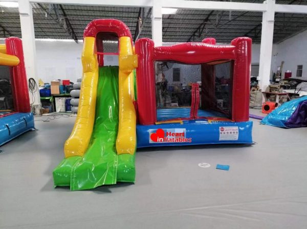 Red Green Bouncy Slide 13ft x 12ft