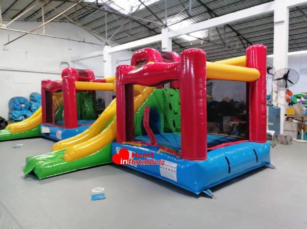 Red Green Bouncy Slide 13ft x 12ft