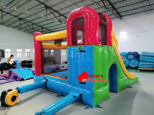 Red Green Bouncy Slide 13ft x 12ft