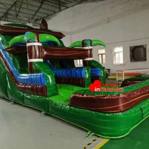 14ft Marble Green Water Slide