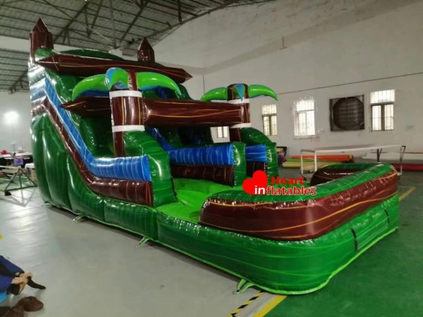 14ft Marble Green Water Slide