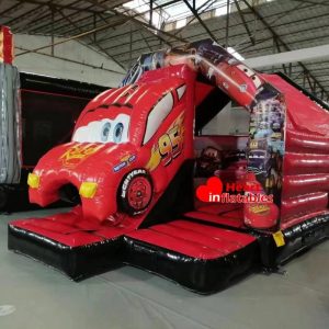 Red Car Bouncy Slide 5.1m x 3.7m