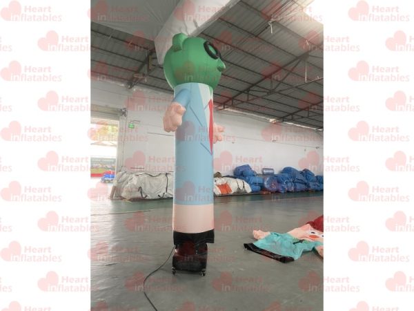 3.2m height Inflatable Green Head Air Dancer