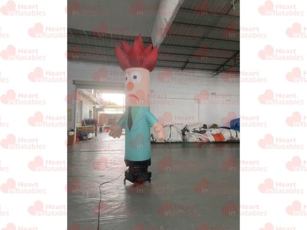 3.2m height Inflatable Red Head Air Dancer