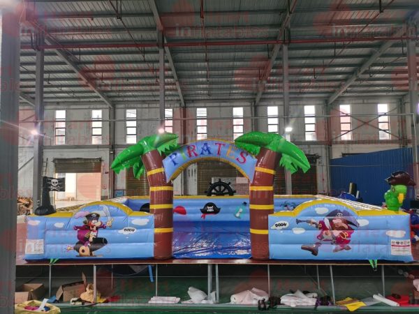8m x 6m Inflatable Pirate Fence