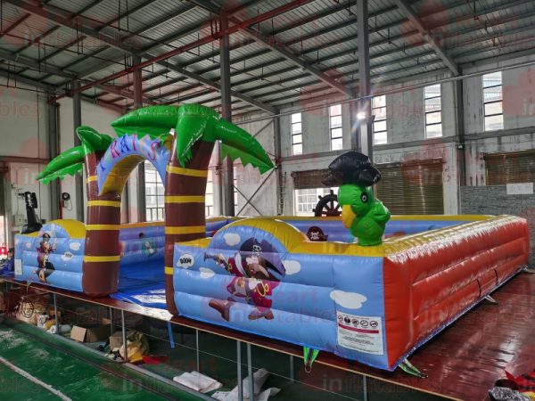 8m x 6m Inflatable Pirate Fence