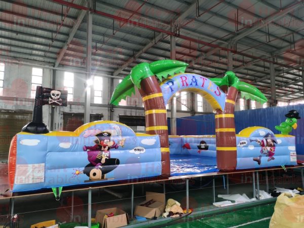 8m x 6m Inflatable Pirate Fence
