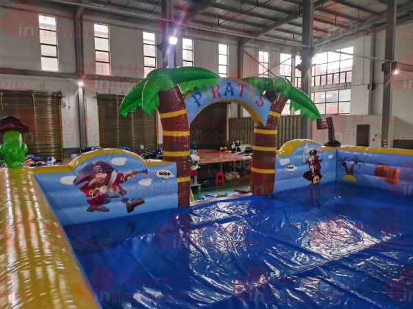 8m x 6m Inflatable Pirate Fence