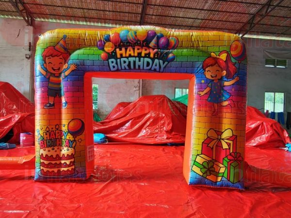 4mW x 3mH Inflatable Small Arch with Printing Advertisement