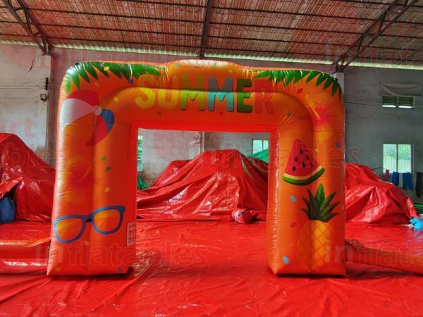 4mW x 3mH Inflatable Small Arch with Printing Advertisement