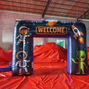4mW x 3mH Inflatable Small Arch with Printing AdvertisementAdvertisement