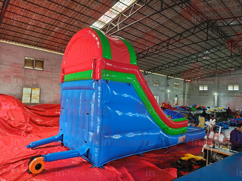 16ft Blue Green Red Single Lane Water Slide4 16ft Blue Green Red Single Lane Water Slide