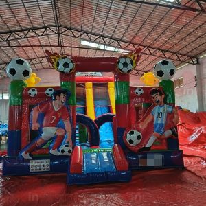 Inflatable Football Club Jumper Slide Combo