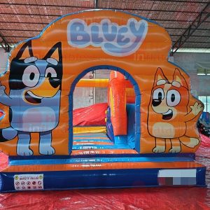 4m × 4m × 3.5m Inflatable Bluey Jumper Slide Combo