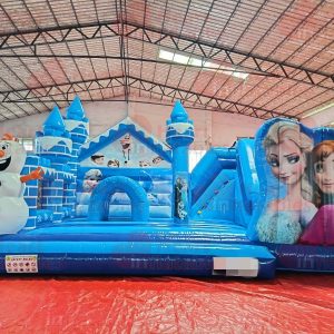 7m × 5m x 4.5m Inflatable Frozen Jumper Slide Combo