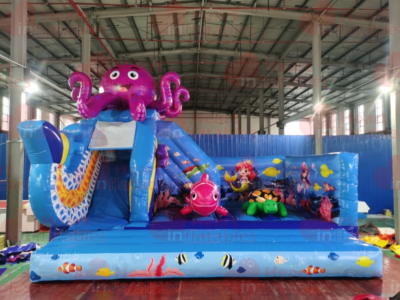 Inflatable Octopus Jumper Slide Combo1 Inflatable Octopus Jumper Slide Combo
