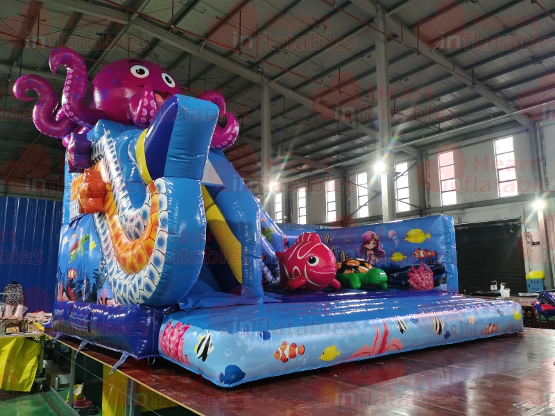 Inflatable Octopus Jumper Slide Combo3 Inflatable Octopus Jumper Slide Combo
