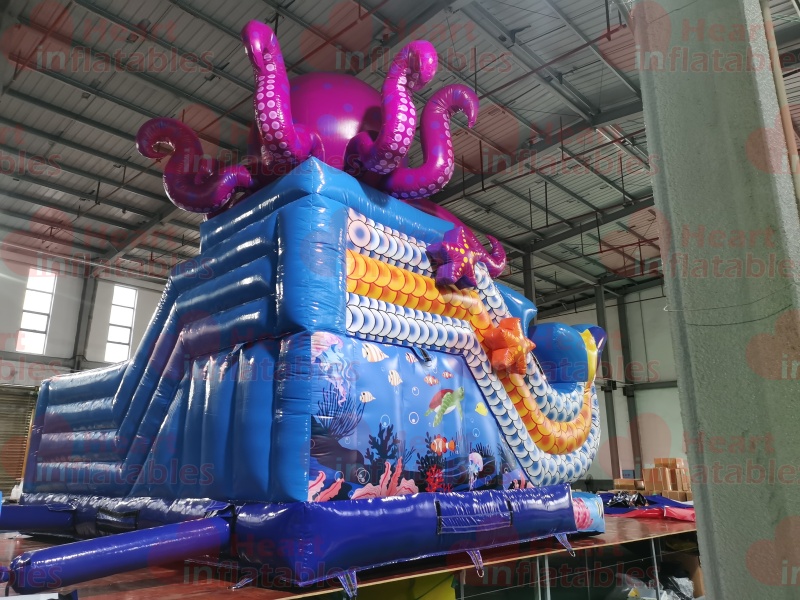 Inflatable Octopus Jumper Slide Combo4 Inflatable Octopus Jumper Slide Combo